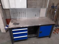 QMP Workbench 1800mmx750mmx840mm no keys