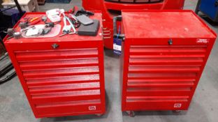 2 RS 7 Drawer Mobile Tool Chests Contents excluded, no keys