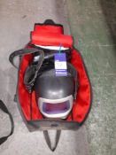 3m Speedglas 9100FX welding mask with 3m Adflox air unit in case – no charger