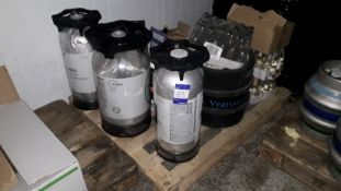 1 x pallet to include 2 x 20 Litre Key Kegs, 1 x 30 Litre Key Keg & Various Wines & Soft Drinks