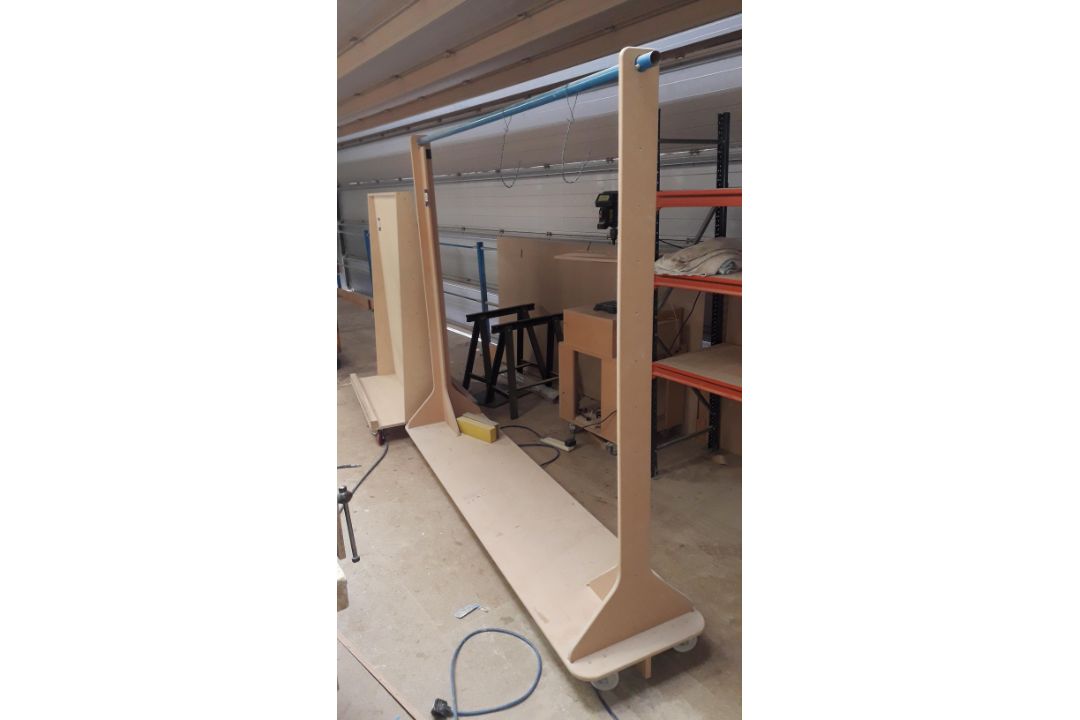 Double Sided Board Trolley and Mobile Rail Trolley - Image 3 of 3