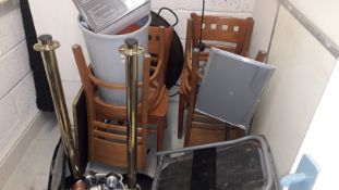 Chairs, Glassware etc. - Located on 1st Floor (Contents May Differ From Photo)