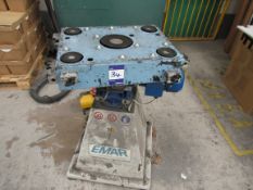 EMAR M116 rotating suction worktable, Serial numbe