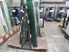 3 Double sided glass frames with quantity of vario