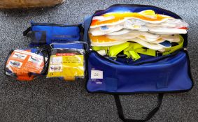 Assortment of slings, splints, braces, as lotted