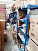 19x Light Gauge Blue and Grey Metal Shelving Units (delayed collection)