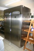 Foster Stainless Steel Double Door Fridge