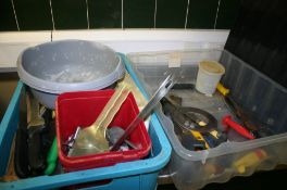 Tray of Butchers Tools