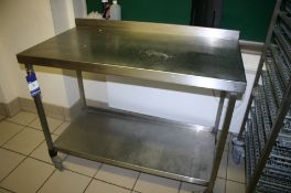 Stainless Steel 2 tier Trolley Table
