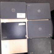 2 x Lenovo Chromebooks, 2 x Dell Chromebooks, and 1 x HP Chromebooks, to first floor classroom (