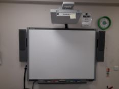 Hitachi CPAX2505 LCD Projector, and SMART Boards to first floor classroom (Please note it is the