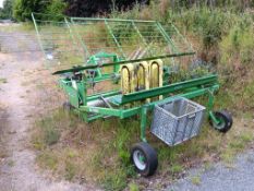 Hortech due manual 192 transplanting mulching machine, S/N 1604113 (2016)