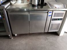 Blizzard HBC2 stainless steel counter refrigerator