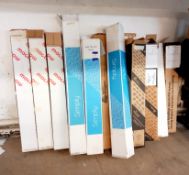 Quantity of Full and Part Rolls of Various Vinyl’s to Wall