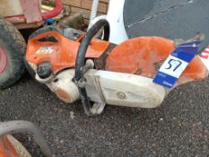 Stihl TS410 Petrol cut off saw/disc cutter assembly LOCATED AT VERWOOD, DORSET