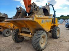JCB 6T-1 Site Dumper, serial number JCB6tFTRKK2780951, Manufactured 2019 Buckets excluded LOCATED AT