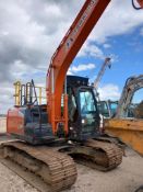 Hitachi ZX130LCN-7 tracked excavator, serial number HCMDA355C00150131, Manufactured November 2022,