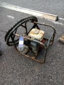 Unbranded concrete vibrating poker unit & vibrating poker with flexible hose LOCATED AT VERWOOD,