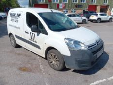 Citroen Berlingo 1.6 BlueHDi 850kg L1 Enterprise Van, Registration HV17 SVD, odometer 82,273