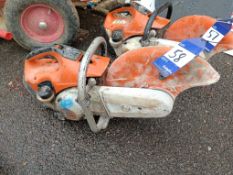Stihl TS410 Petrol cut off saw/disc cutter assembly LOCATED AT VERWOOD, DORSET