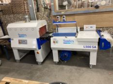 Sontex TE Matic 18 Heat Tunnel, Sontex Audion L-Sealer 500SA Serial Number ZT010057/58 2016