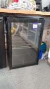 Adexa glass door bar refrigerator