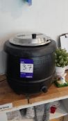Buffalo 240V soup kettle, as lotted