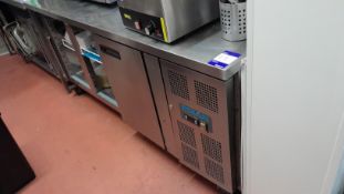 Polar Refrigeration 3 door undercounter fridge, doors missing, Spares or Repairs