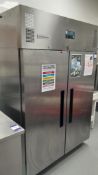 Polar G694-02 Twin Door Commercial Refrigerator. Serial Number 9211754