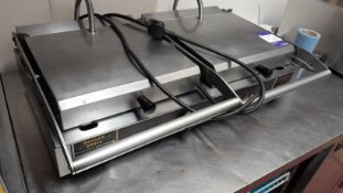 Roller Grill GD 335R twin station double ribbed contact grill, Serial Number Unknown