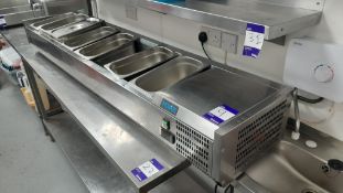 Polar GD877 Countertop Prep Fridge, 240V, Serial Number 9205742 with 8 : Stainless Steel gourmet