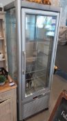 Interlevin/Tecfrigo Prisma 400 TNV-PP glass display fridge, Serial Number 860628 (2017)