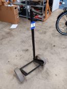 Steel fabricated bicycle box trolley