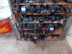 Quantity of approx. 50 x various used condition electric bike batteries