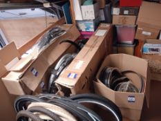 Quantity of various wheel rims and mudguards to 4 boxes (Located on 1st Floor)