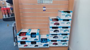 15 x Oxford bicycle helmets (5 x Oxford F15 helmets and 9 x Oxford Raven helmets)