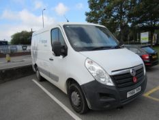 Vauxhall Movano CDTI F2800 Van, Registration YH66 YKM, 312,887 miles, Diesel, First Registered