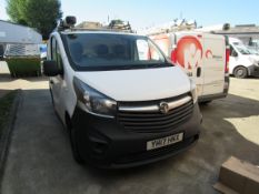 Vauxhall Vivaro van YH17 HKX, 214785 miles, Diesel, First Registered March 2017, MOT until 25.03.24