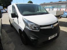 Vauxhall VIVARO van YC17 DWP, 182206 miles, Diesel, First Registered March 2017, MOT until 30.03.24