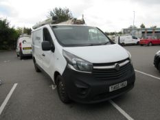 Vauxhall Vivaro Van, Registration YA65 HKU, 262,978 miles, Diesel, First Registered December 2015,