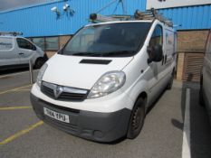 Vauxhall Vivaro Registration YH14 YPU, 340,748 miles, Diesel, First Registered March 2014, MOT until