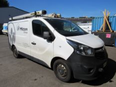 Vauxhall Vivaro van YH17 HKZ, Mileage unknown, non runner, Diesel, First Registered March 2017,