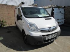 Vauxhall Vivaro van YA63 OBT, 310619 miles, Diesel, First Registered January 2014, MOT until 31.01.
