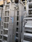 Large quantity various ladders