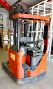 BT RR B2/14 Reflex electric forklift Year 1996 Lift height 6300mm, Lift capacity 1,475kg, Serial