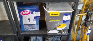 Elite dehumidifier, Wagner Steamforce Plus wallpaper steamer & 2 x Earlex steamers