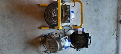 3 x 240v space heaters