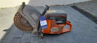 Husqvarna K770 X-Torq petrol powered disc cutter
