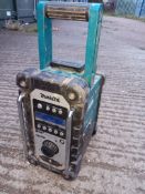 Makita DMR110 18v DAB site radio, serial number 00544144E (May 2020)