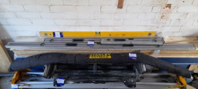3 x Stanley Fat Max 100mm, 1200mm & 1800mm spirit level with carry case & 1 x Stabila 1200mm
